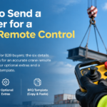 Information to send a supplier for a crane remote control quotation