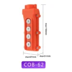 cob 62 four button pendant switch