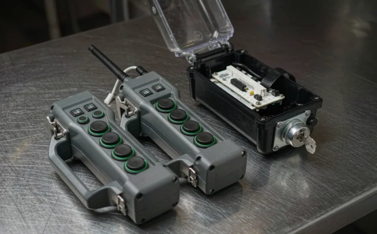 Two Transmitters, One Crane: Master, Backup and Handover Rules
